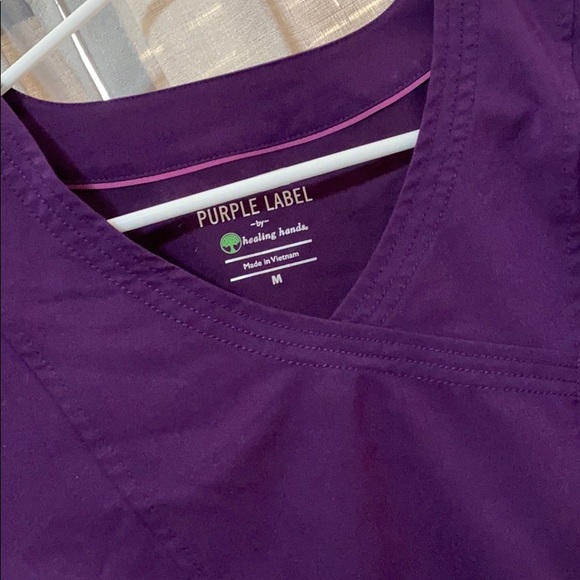 Purple Label Scrub top by Healing Hands - Picture 2 of 5